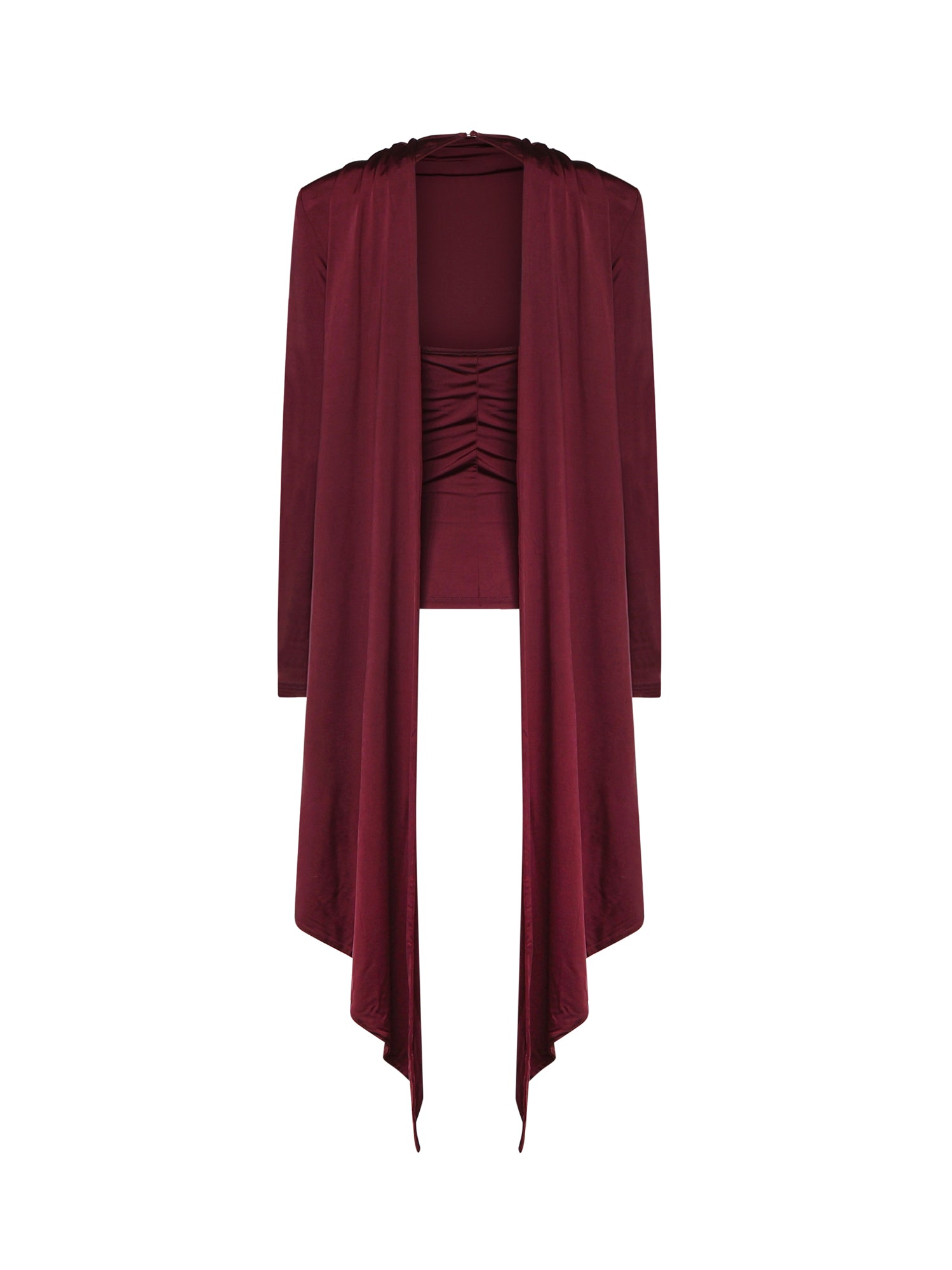 Top a manica lunga in viscosa 116175 2694 ROTATE 