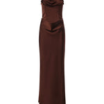 Abito bustier in raso 116336 2910 ROTATE 