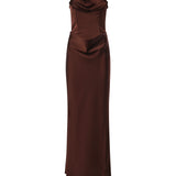 Abito bustier in raso 116336 2910 ROTATE 