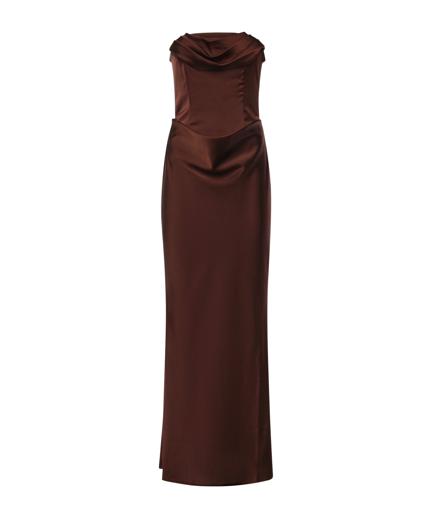 Abito bustier in raso 116336 2910 ROTATE 