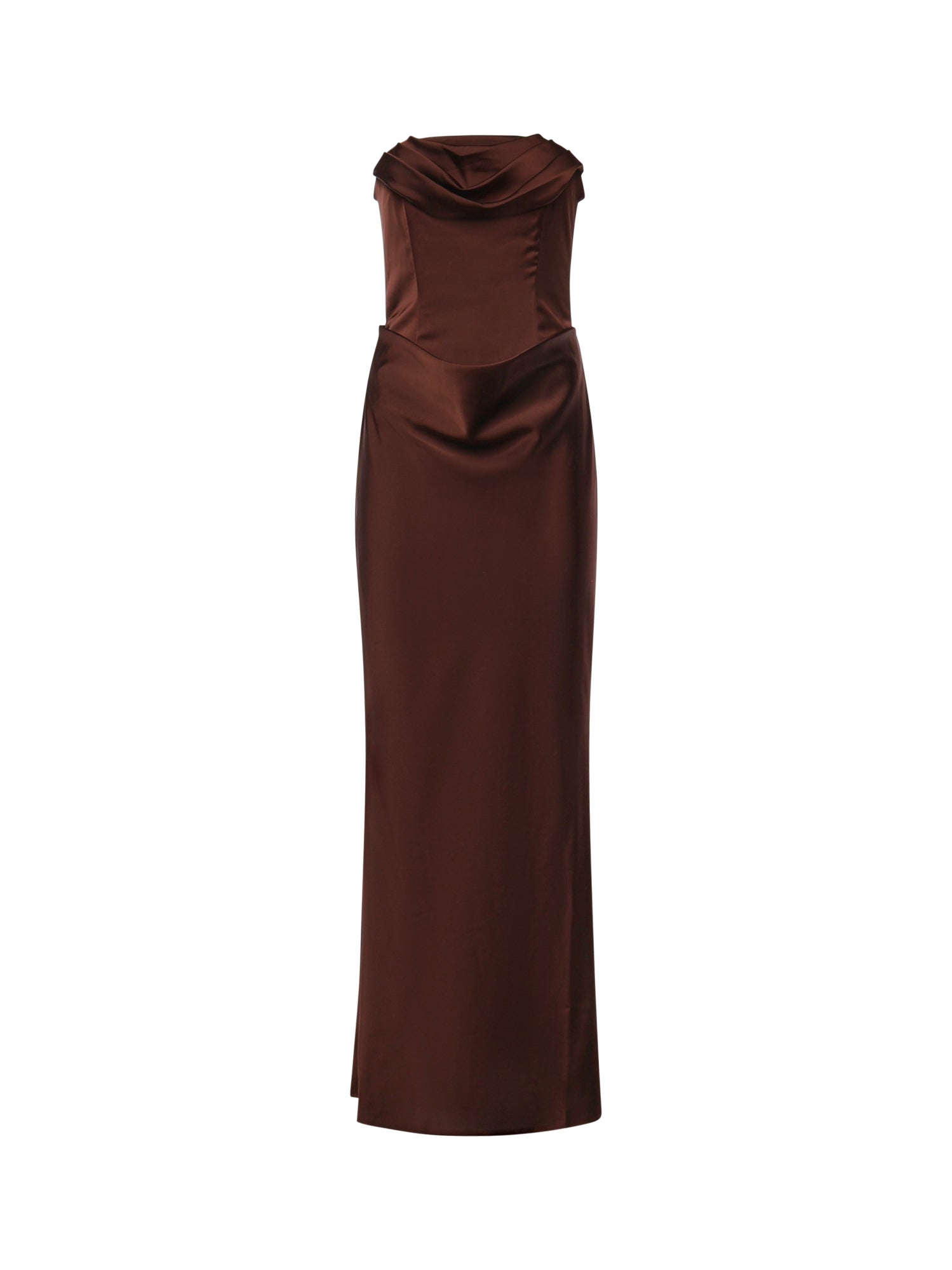 Abito bustier in raso 116336 2910 ROTATE 