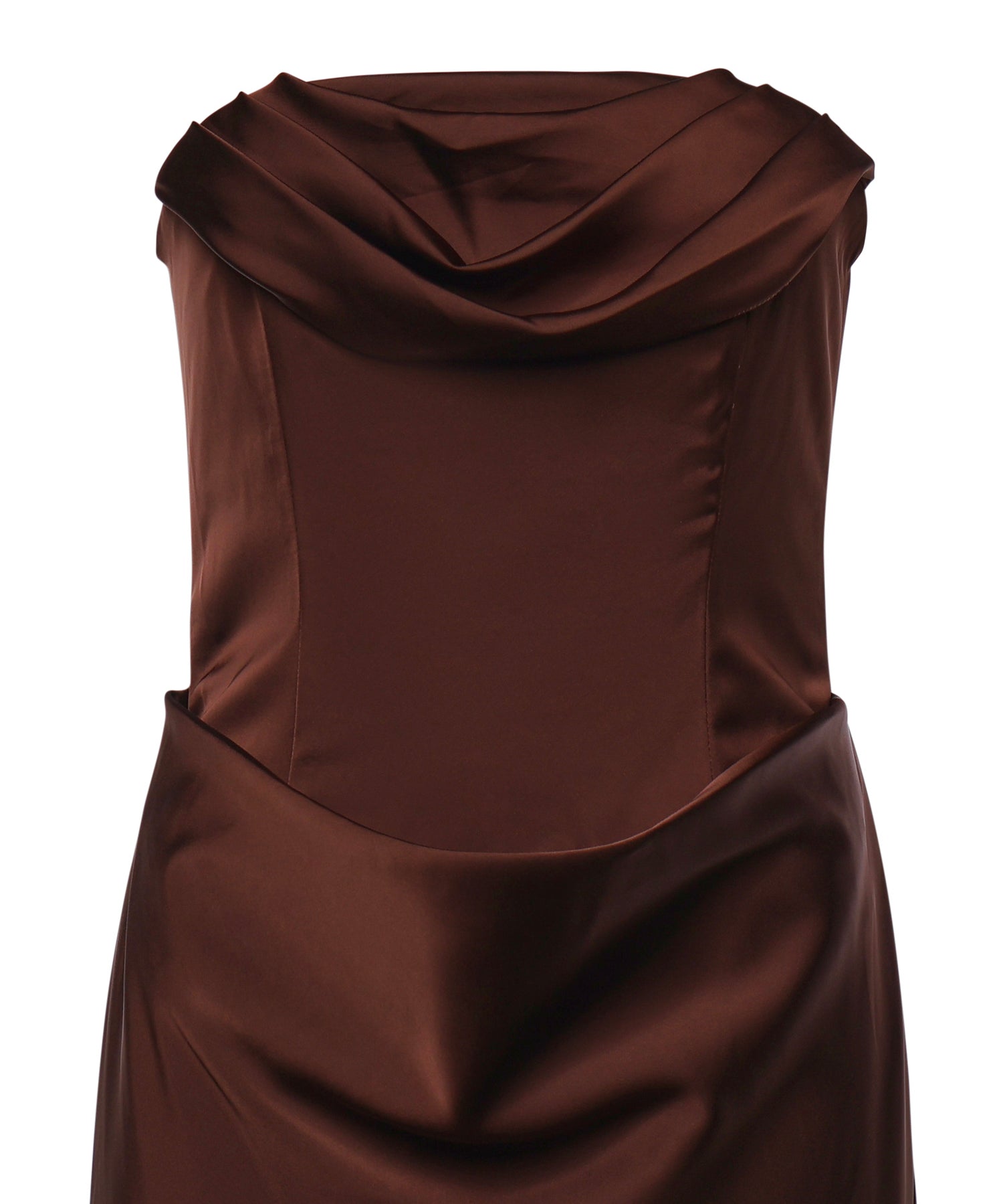 Abito bustier in raso 116336 2910 ROTATE 
