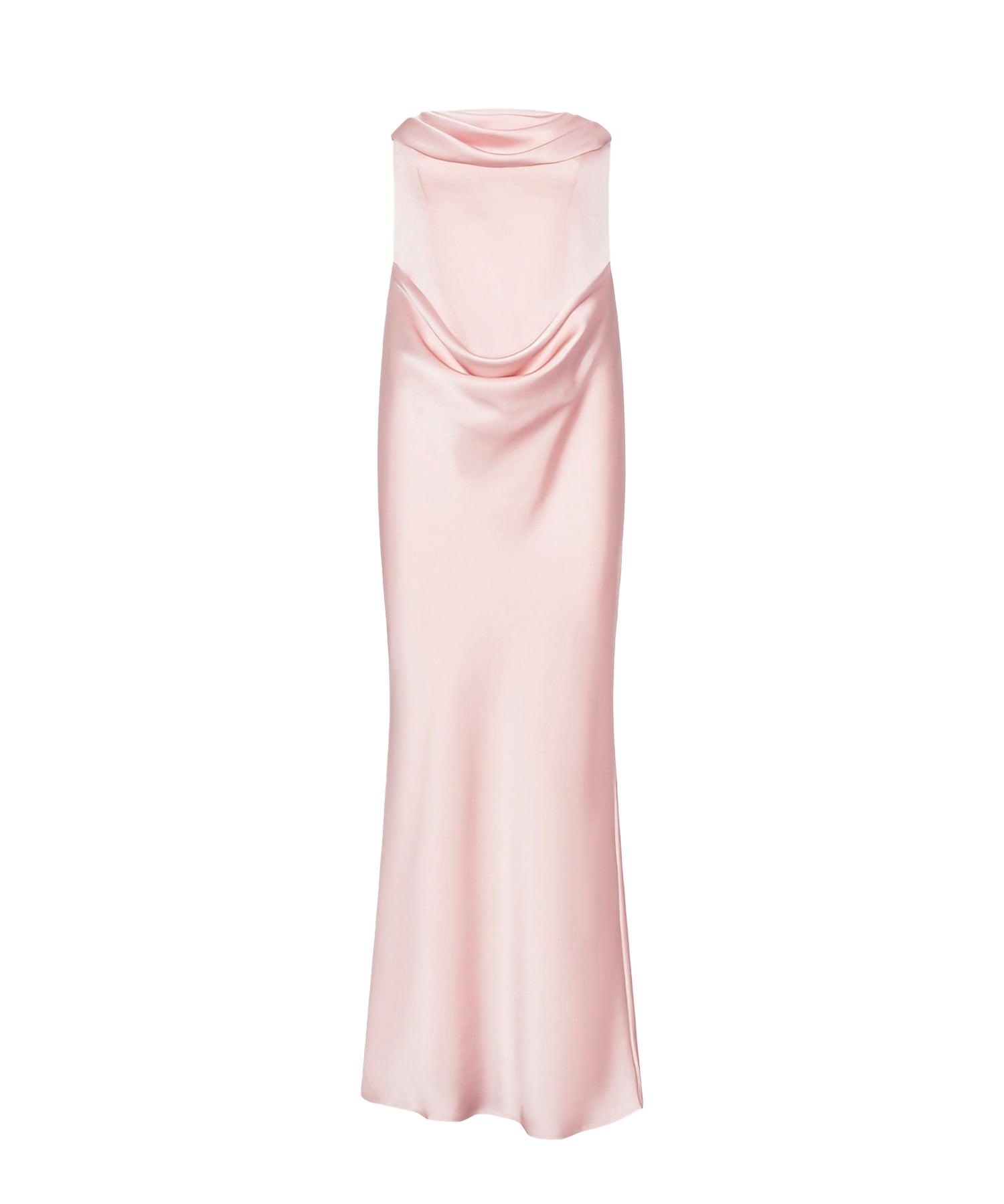 Abito bustier in raso 116336 345 ROTATE 