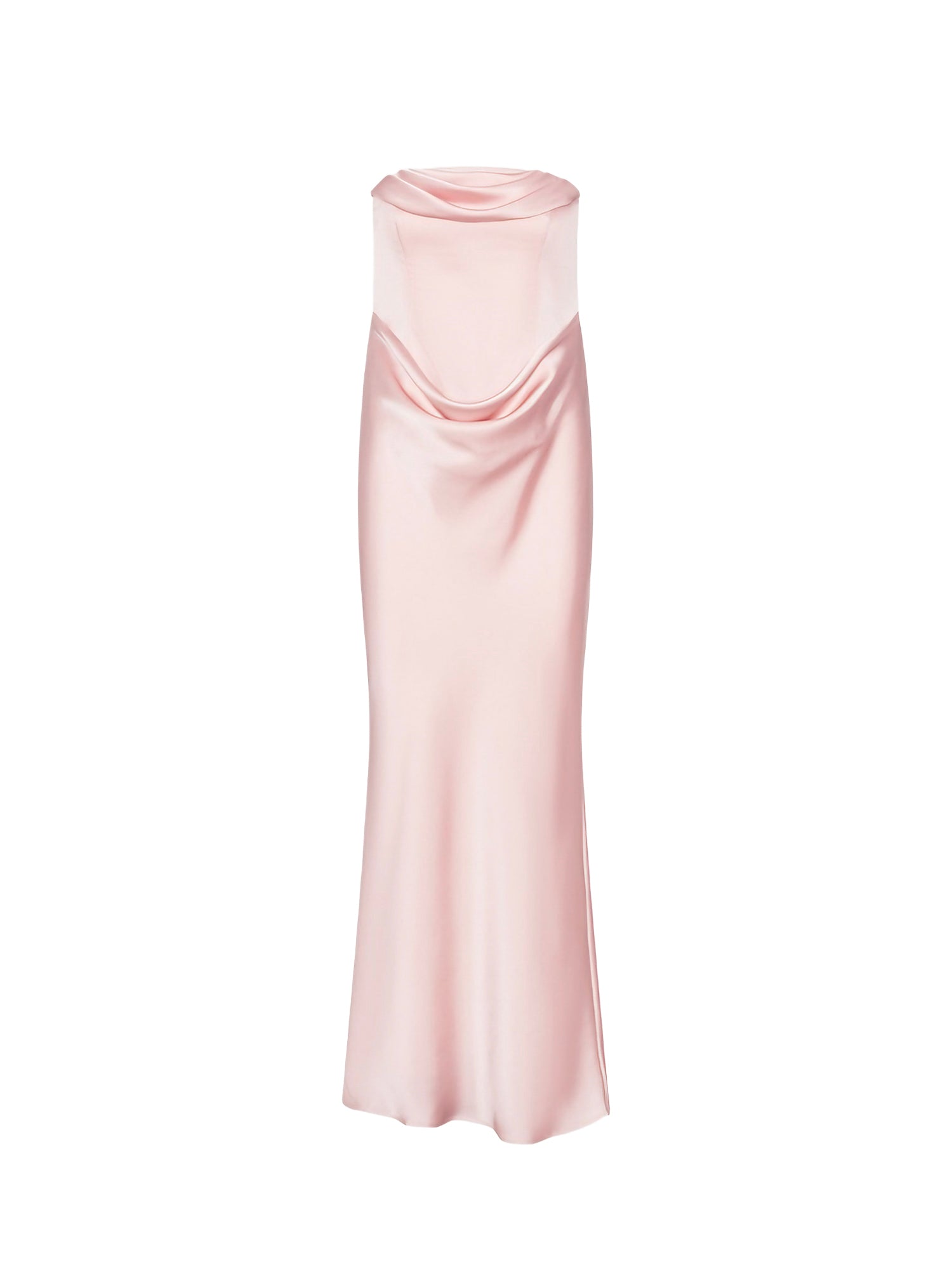 Abito bustier in raso 116336 345 ROTATE 