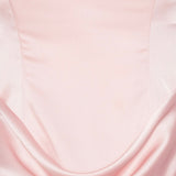 Abito bustier in raso 116336 345 ROTATE 