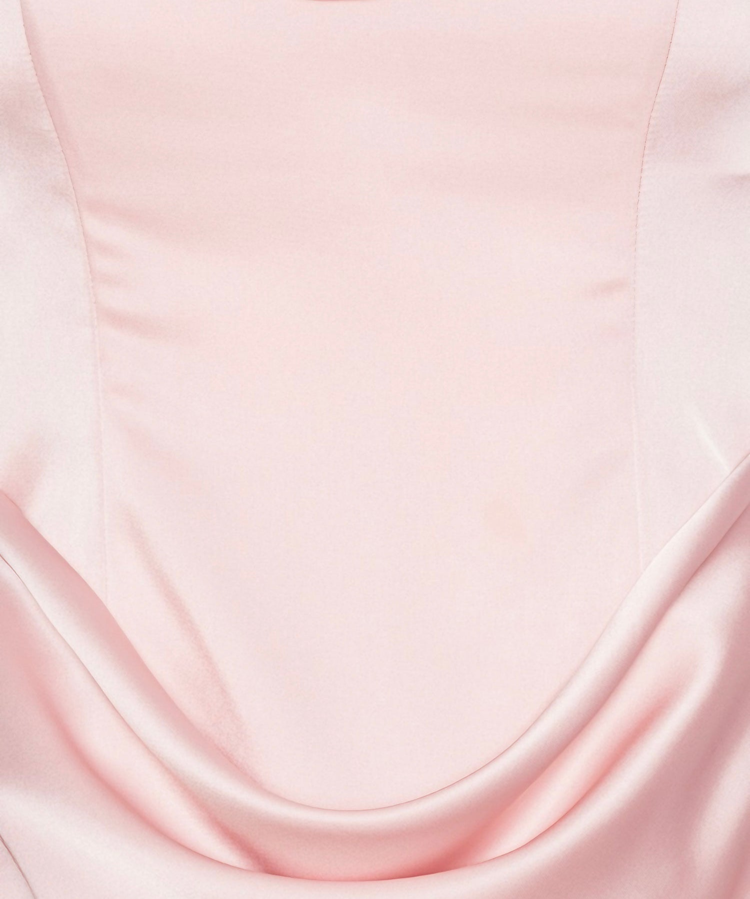 Abito bustier in raso 116336 345 ROTATE 