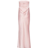 Abito bustier in raso 116336 345 ROTATE 
