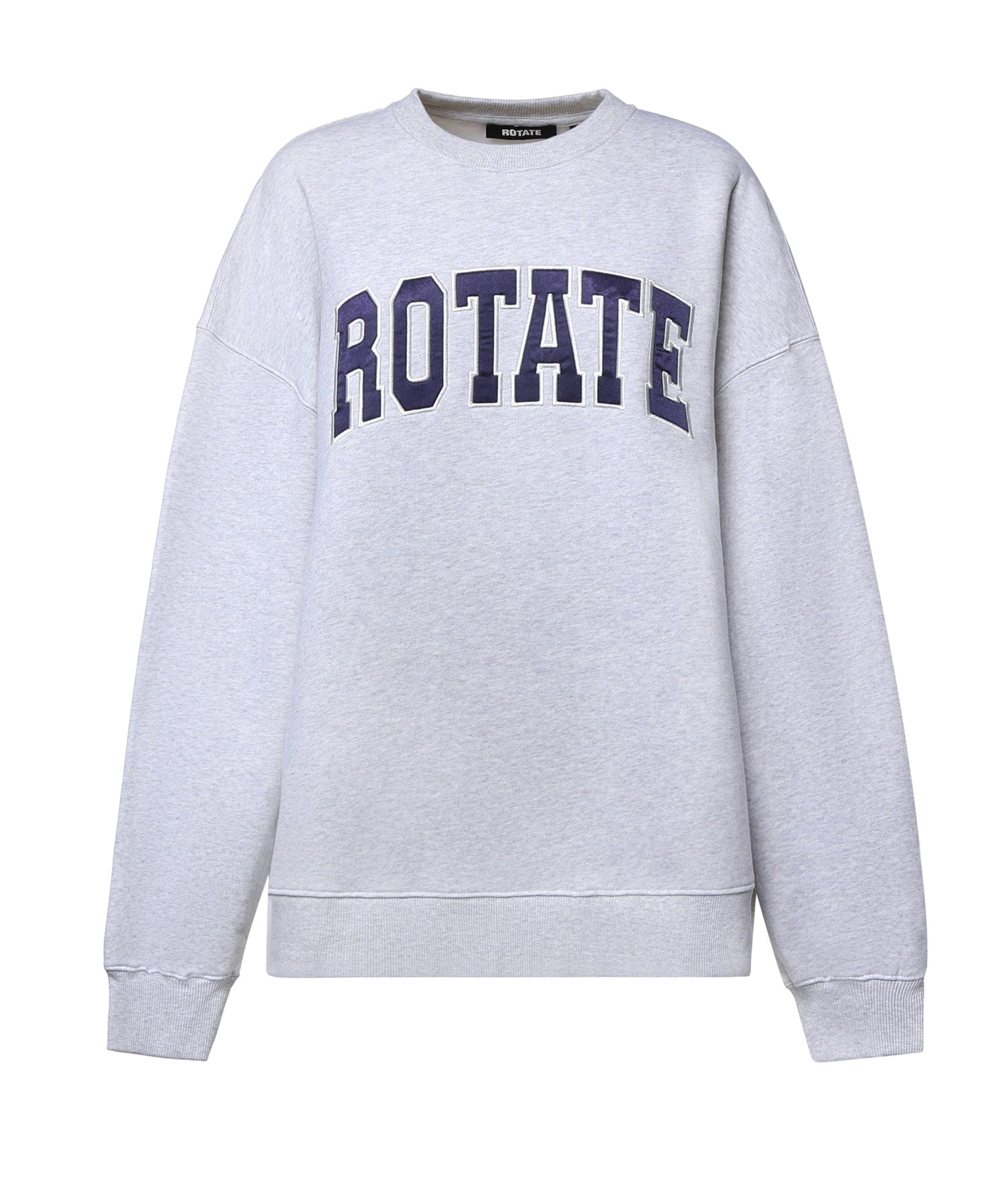 Felpa in cotone con logo 116371 1473 ROTATE 