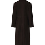 Cappotto doppiopetto in camoscio 116503 1111 ROTATE 
