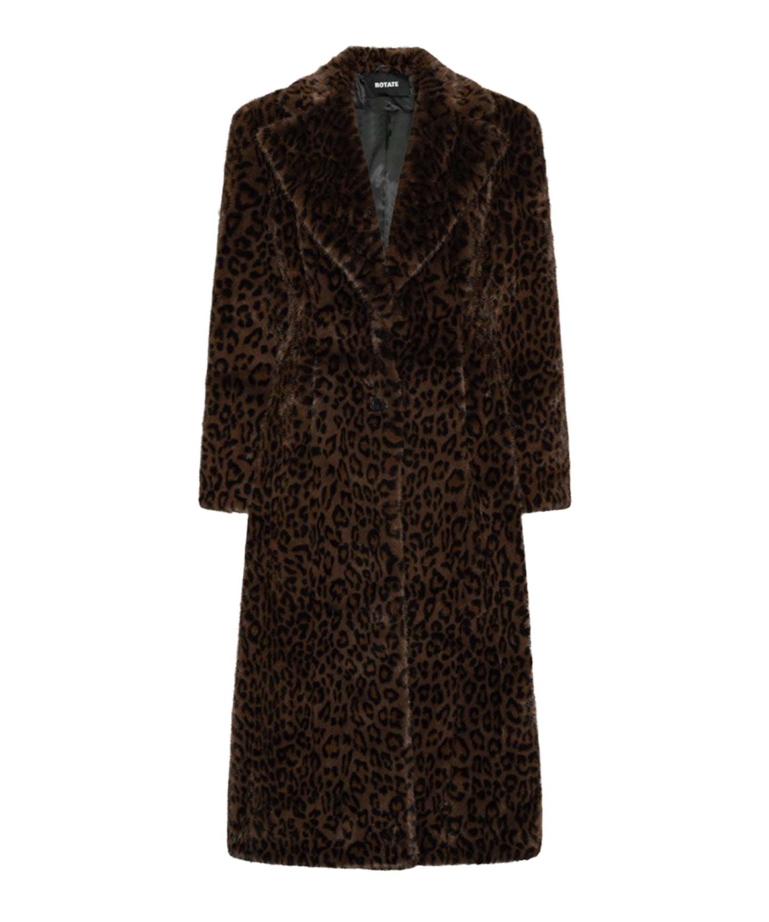 Cappotto con stampa leopardata 116555 3114 ROTATE 