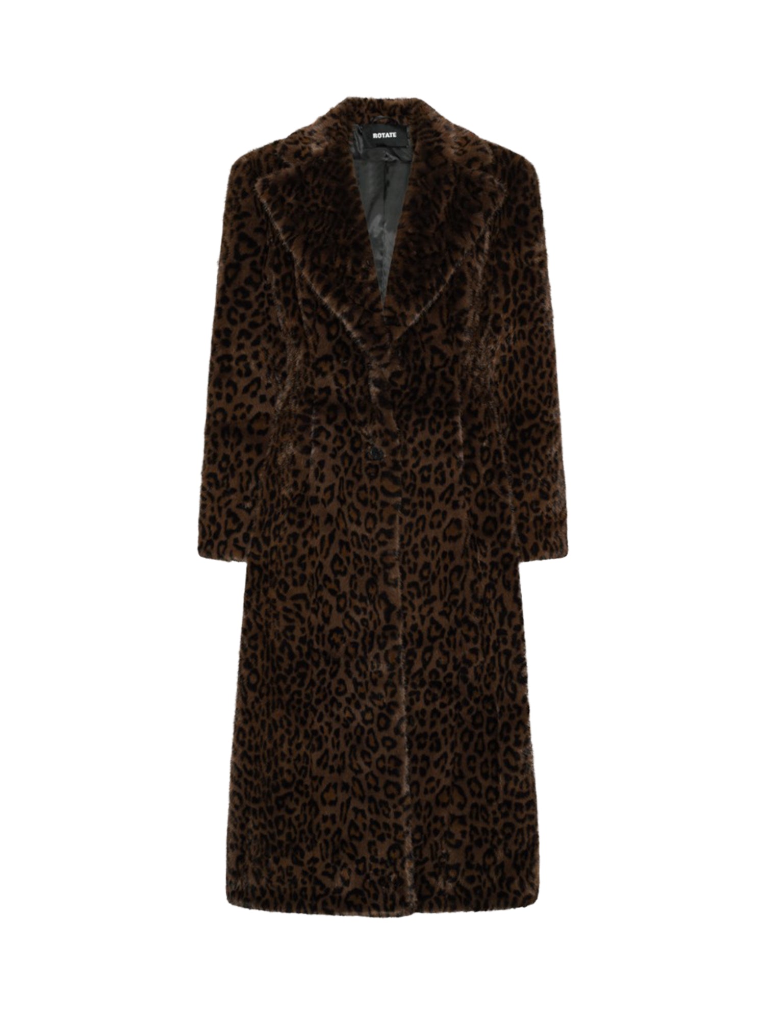 Cappotto con stampa leopardata 116555 3114 ROTATE 