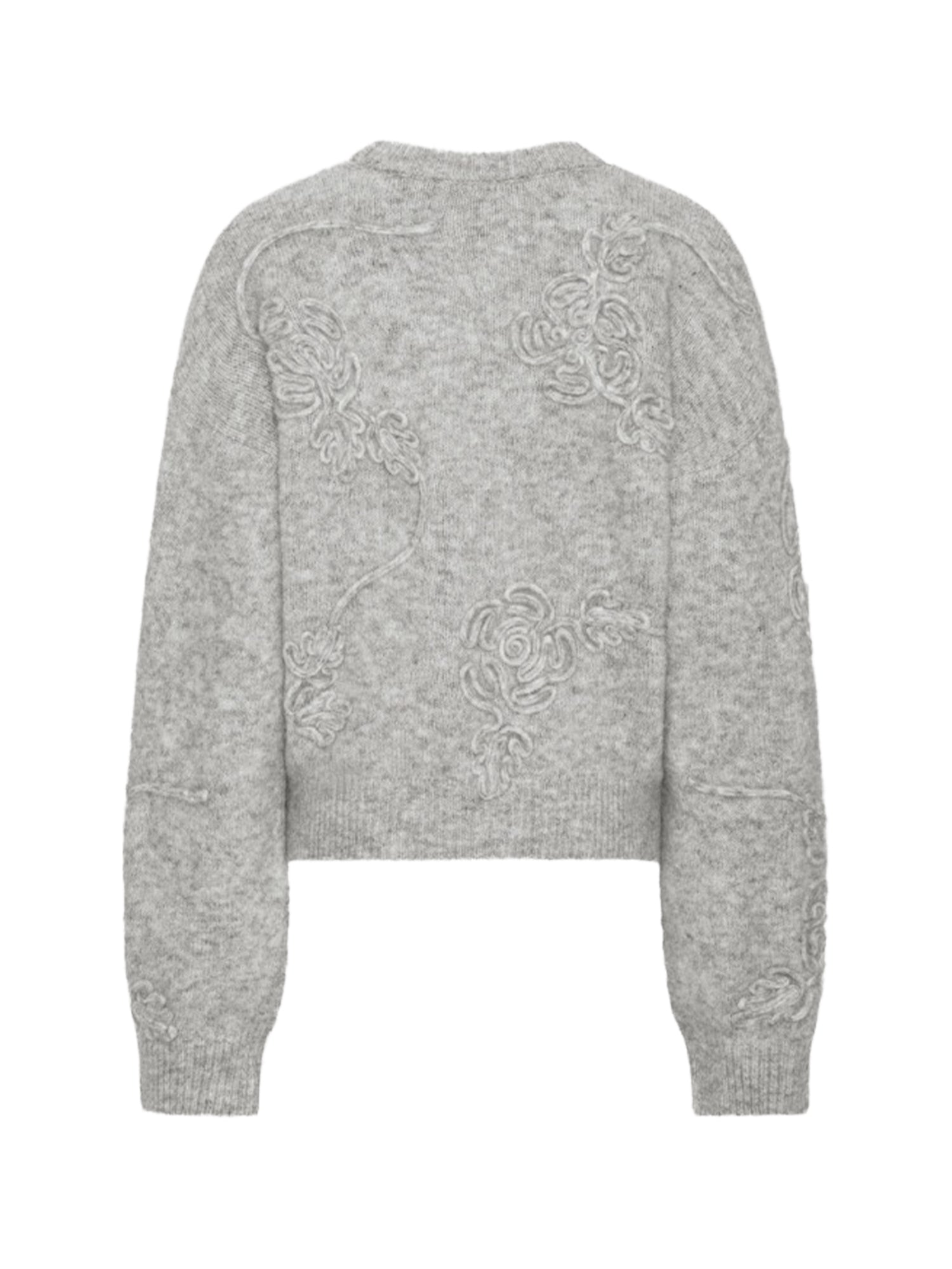 Pullover 3D Flower in misto alpaca e lana 116606 1472 ROTATE 