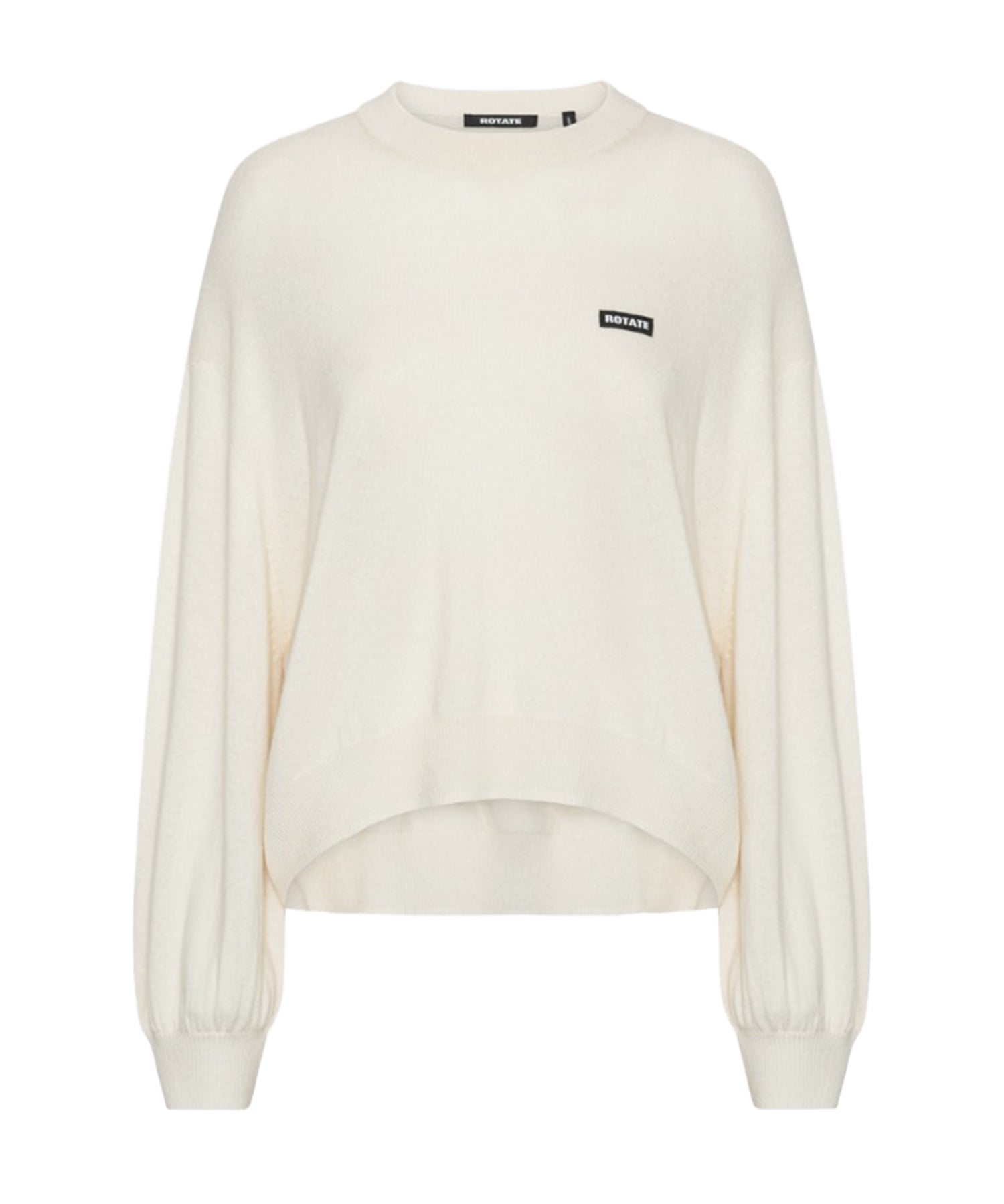 Pullover in lana e cashmere con logo 116612 857 ROTATE 