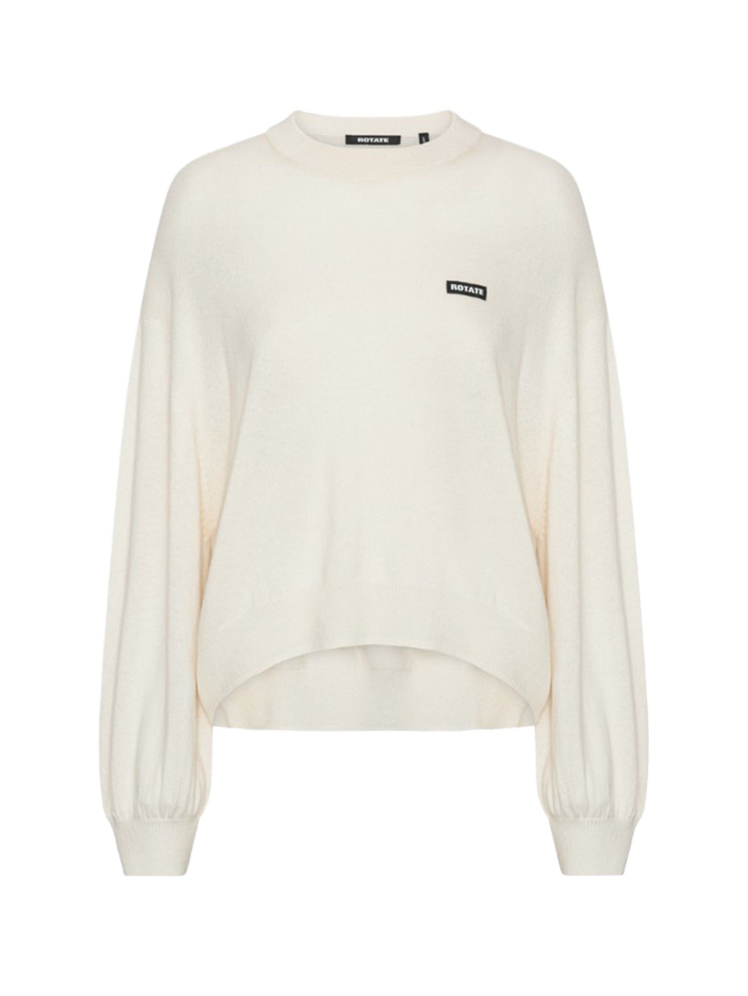 Pullover in lana e cashmere con logo 116612 857 ROTATE 