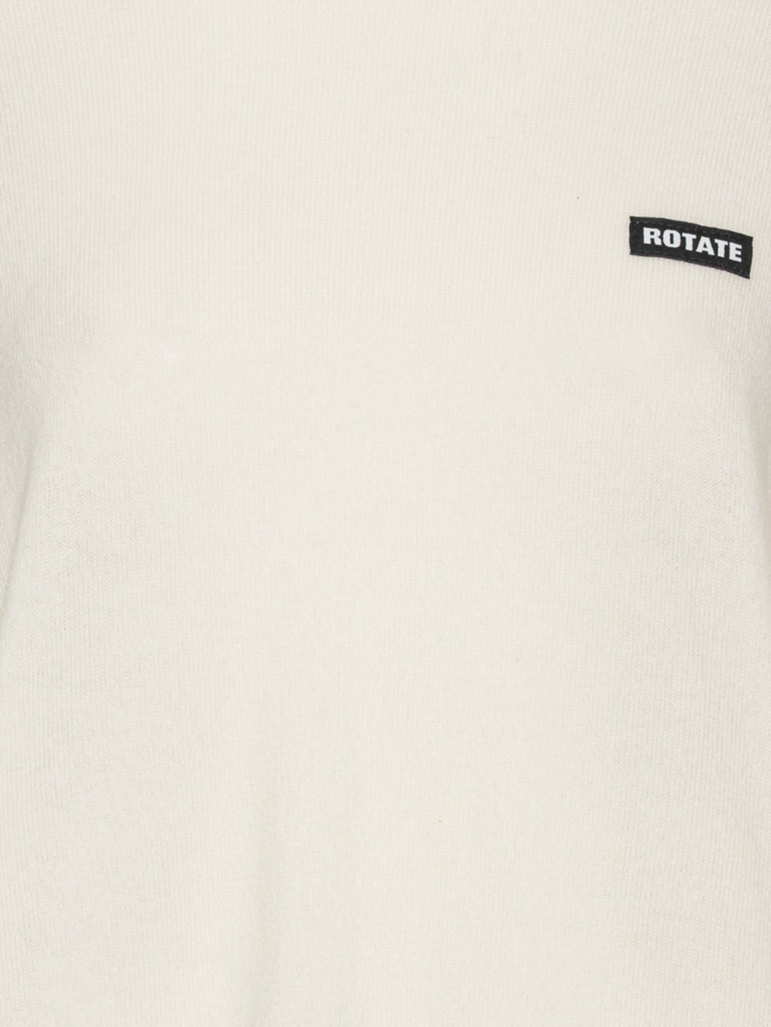 Pullover in lana e cashmere con logo 116612 857 ROTATE 
