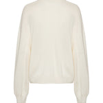 Pullover in lana e cashmere con logo 116612 857 ROTATE 