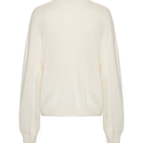 Pullover in lana e cashmere con logo 116612 857 ROTATE 