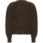 Cardigan con volant in misto alpaca e lana 116618 1667 ROTATE 