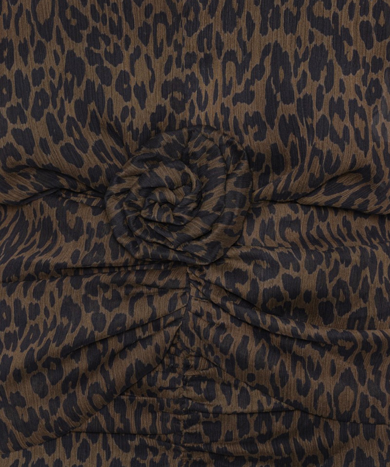 Abito corto con stampa leopardata 116626 3088 ROTATE 