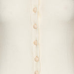 Polo in lana e cashmere con logo 116680 857 ROTATE 