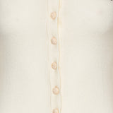 Polo in lana e cashmere con logo 116680 857 ROTATE 