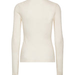 Polo in lana e cashmere con logo 116680 857 ROTATE 