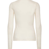 Polo in lana e cashmere con logo 116680 857 ROTATE 