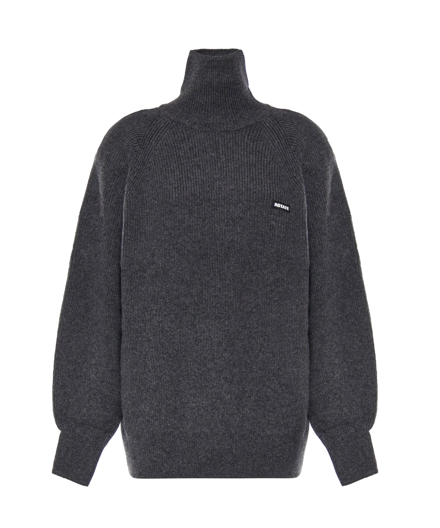 Dolcevita in lana e cashmere con logo 116697 1205 ROTATE 