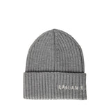 Beanie in lana con logo BN031 GREY RUSLAN BAGINSKIY 