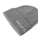 Beanie in lana con logo BN031 GREY RUSLAN BAGINSKIY 