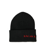 Beanie in misto lana con logo<BR/> BN033034  RUSLAN BAGINSKIY 