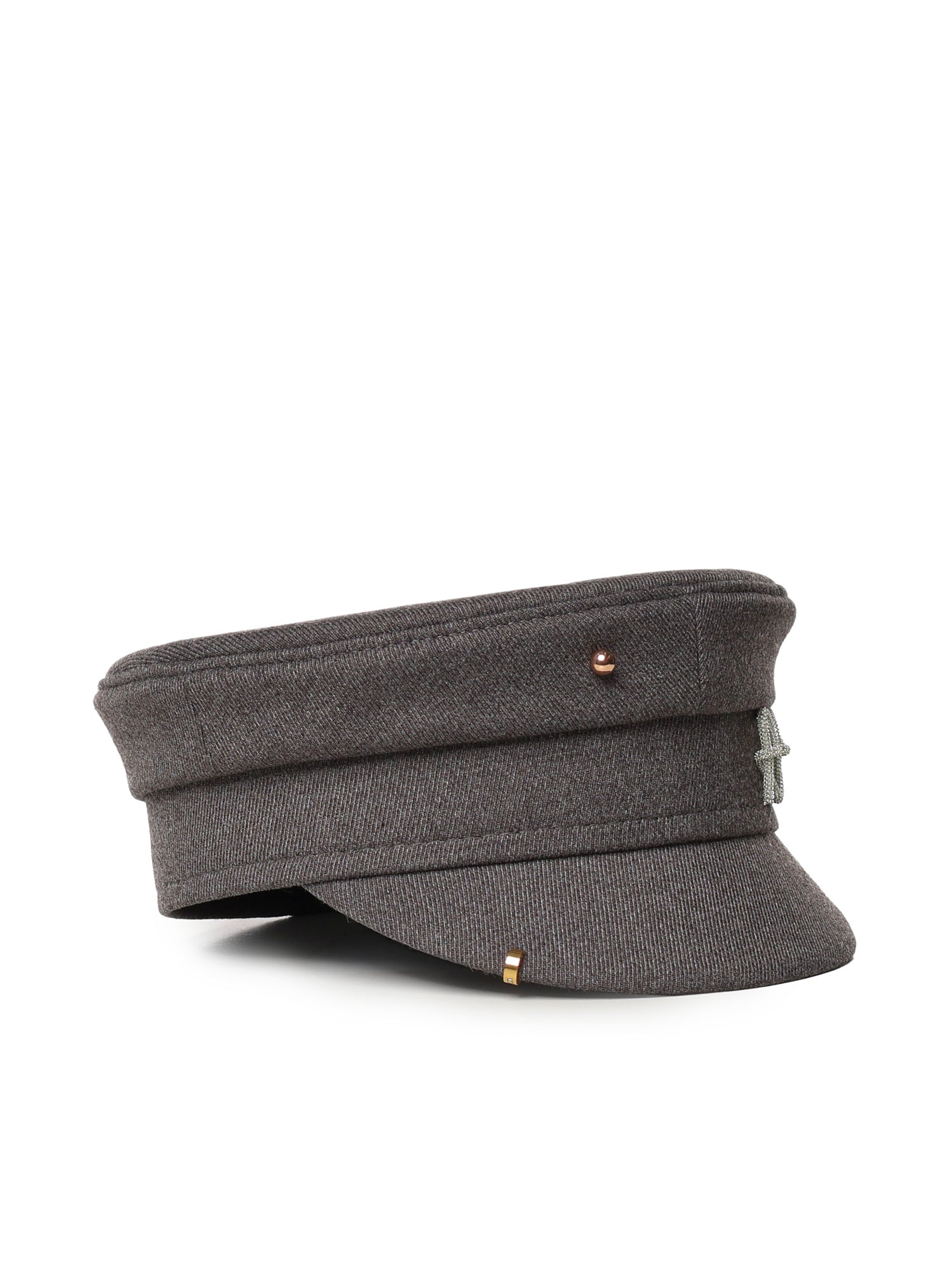 Cappello Baker Boy in misto cotone KPC030 GREY RUSLAN BAGINSKIY 