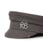 Cappello Baker Boy in misto cotone KPC030 GREY RUSLAN BAGINSKIY 
