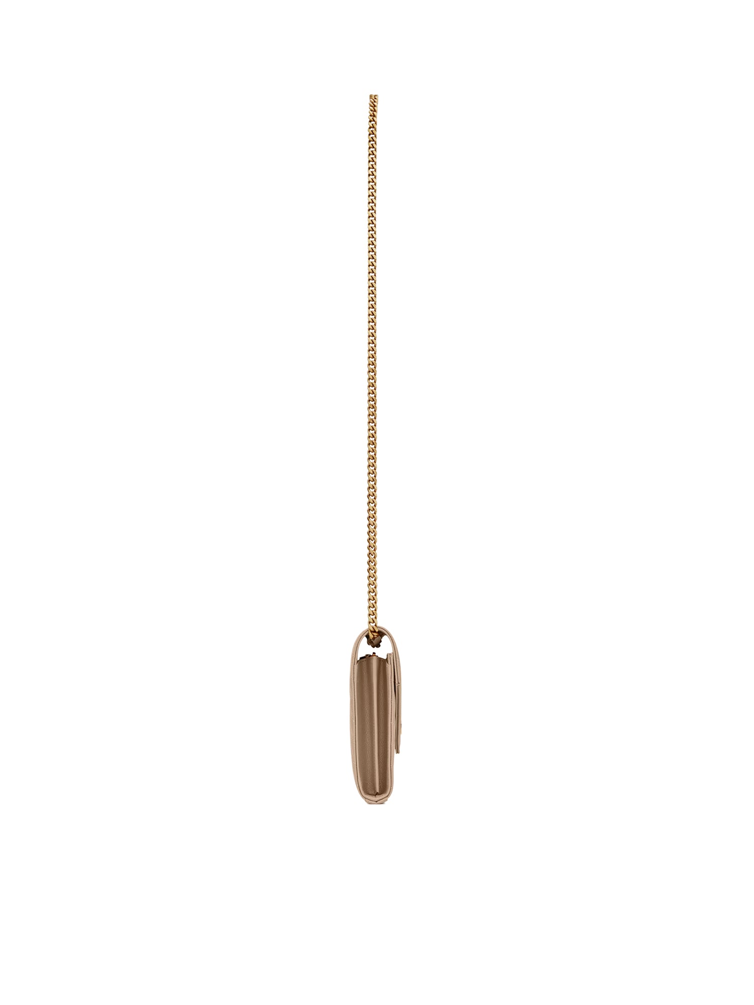 Pochette con catena Cassandre in pelle grain de poudre 377828 BOW012721 SAINT LAURENT 