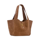 Borsa tote Le 5 à 7 Bea in suede 763435 008IW2885 SAINT LAURENT 