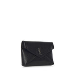 Pochette Envelope grande Cassandre in pelle di agnello martellata 778181 AACIA1000 SAINT LAURENT 