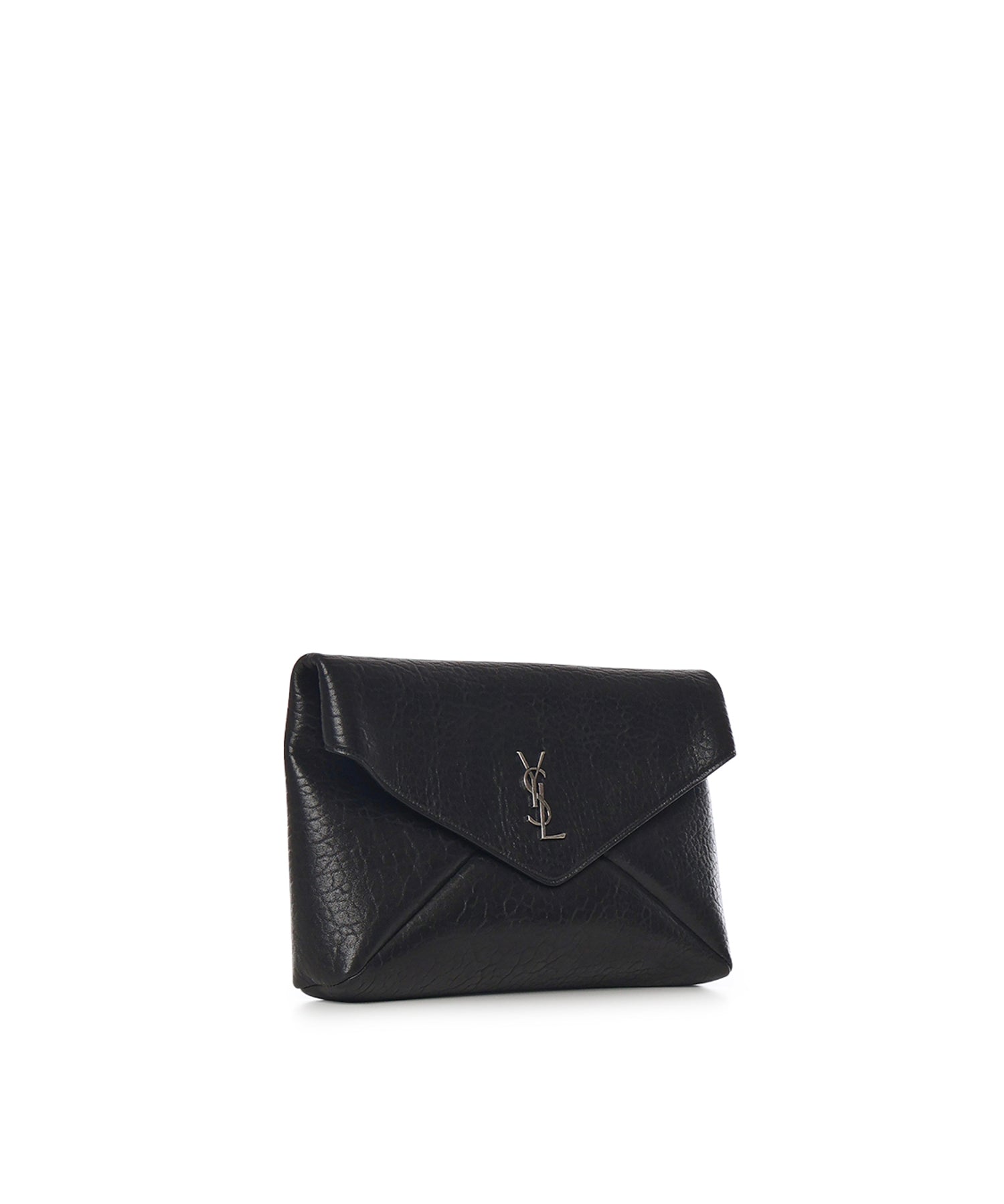 Pochette Envelope grande Cassandre in pelle di agnello martellata 778181 AACIA1000 SAINT LAURENT 