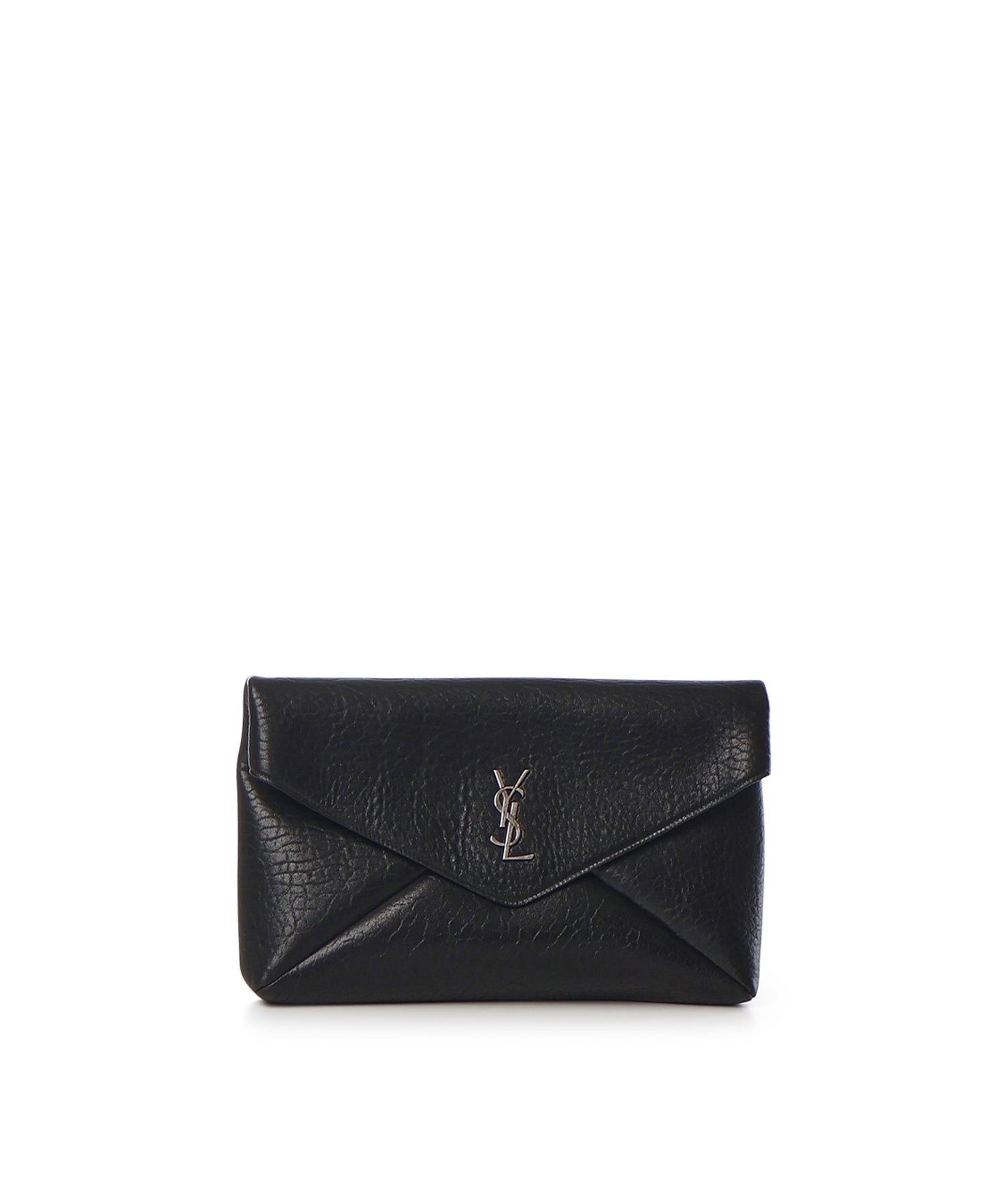 Pochette Envelope grande Cassandre in pelle di agnello martellata 778181 AACIA1000 SAINT LAURENT 