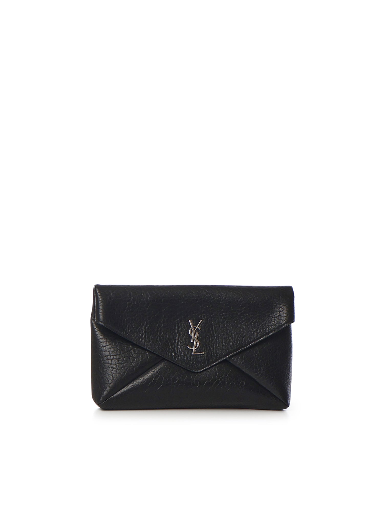 Pochette Envelope grande Cassandre in pelle di agnello martellata 778181 AACIA1000 SAINT LAURENT 