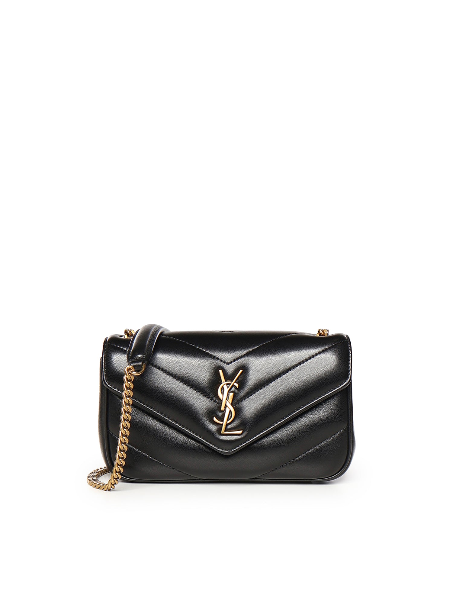Borsa Loulou mini in pelle di agnello 821749 AAEAX1000 SAINT LAURENT 