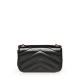 Borsa Loulou mini in pelle di agnello 821749 AAEAX1000 SAINT LAURENT 