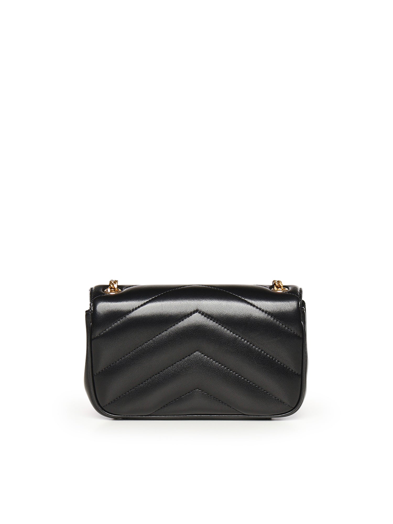 Borsa Loulou mini in pelle di agnello 821749 AAEAX1000 SAINT LAURENT 