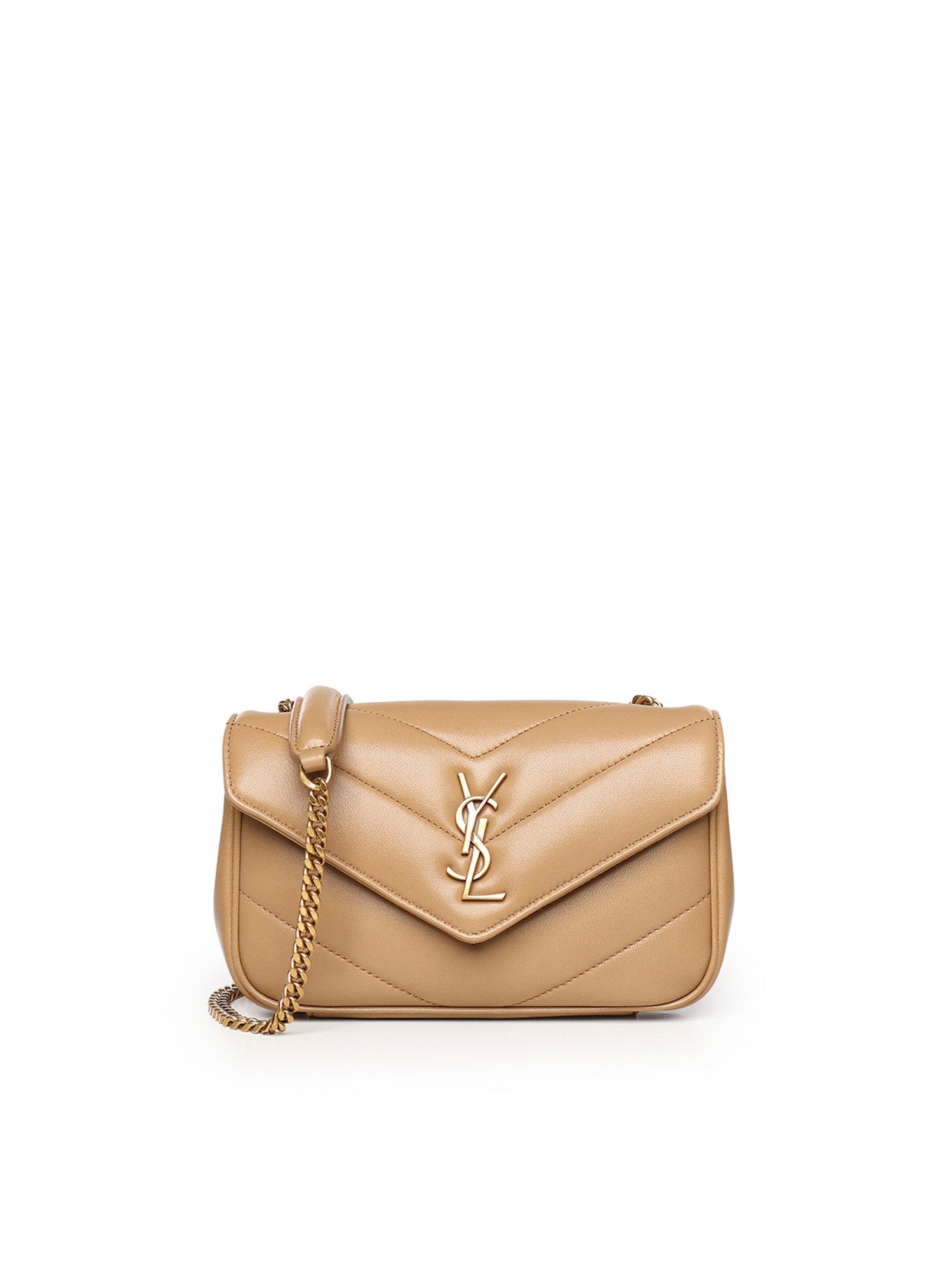 Borsa Loulou mini in pelle di agnello 821749 AAEAX2357 SAINT LAURENT 