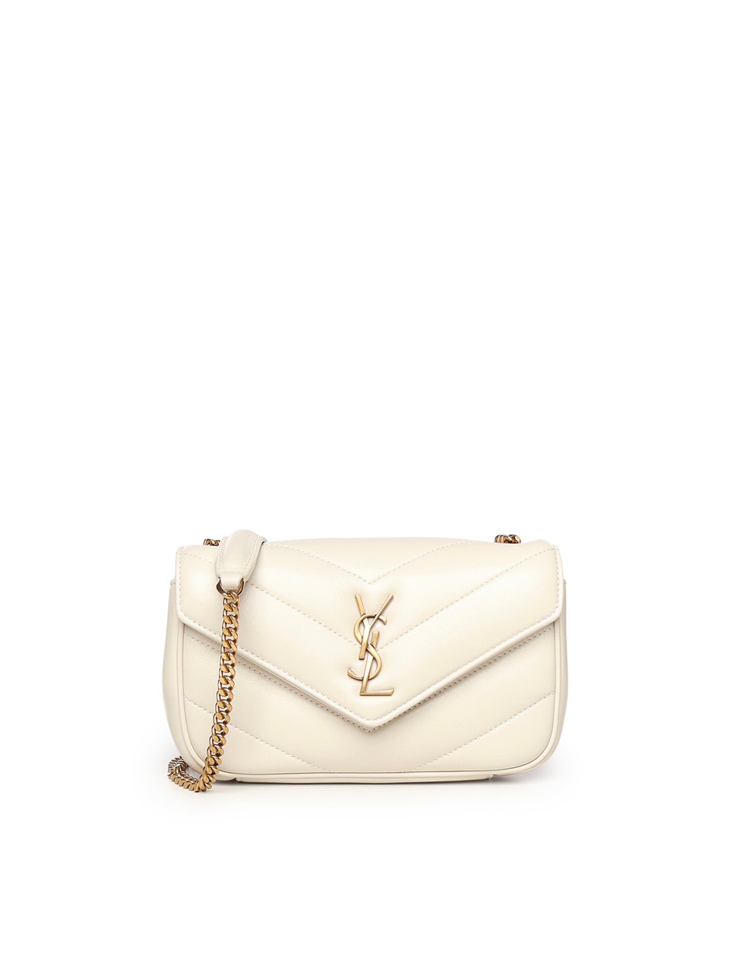 Borsa Loulou mini in pelle di agnello 821749 AAEAX9207 SAINT LAURENT 