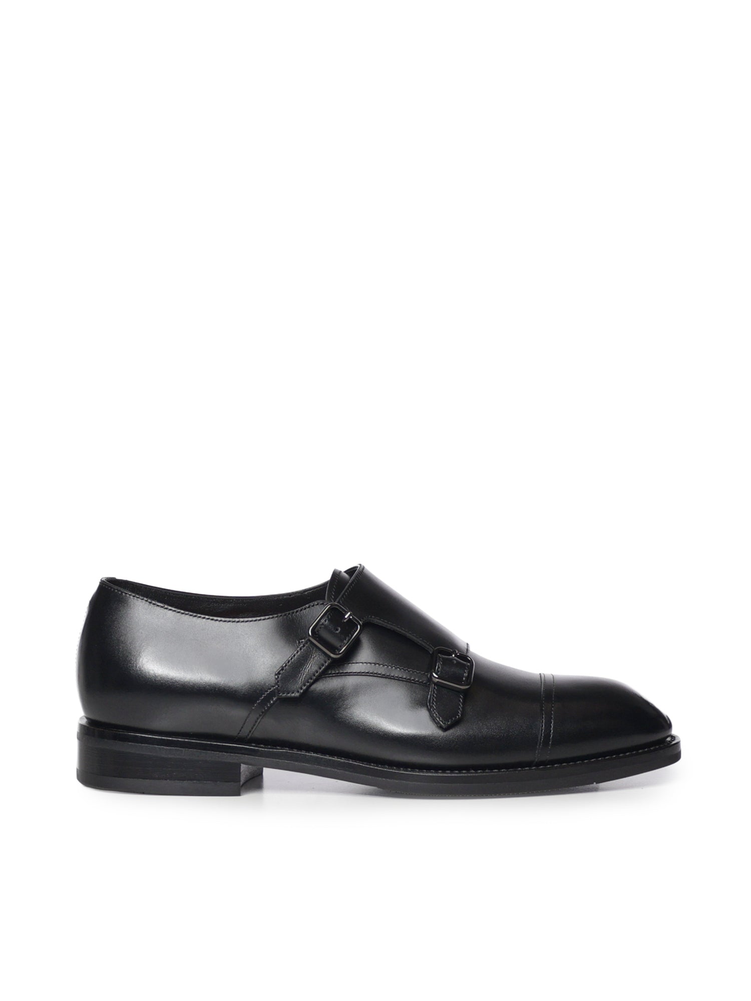 Mocassino con fibbia in pelle MCJS19402PI5H NTGN01 SANTONI 