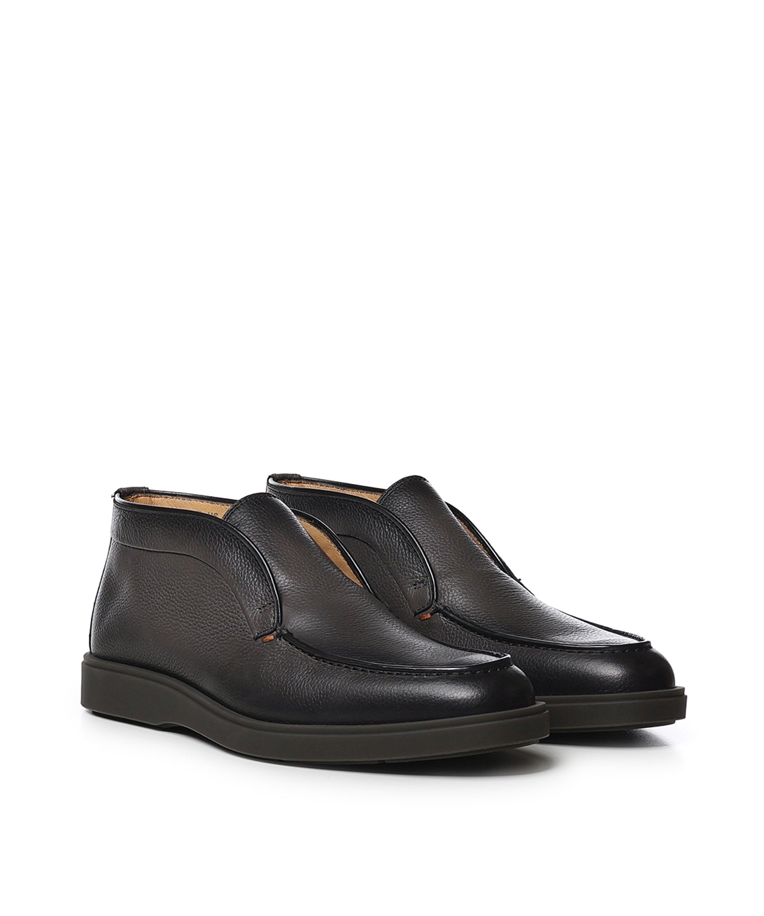Stivaletto desert in pelle MGDT17823SMOK MPGG93 SANTONI 