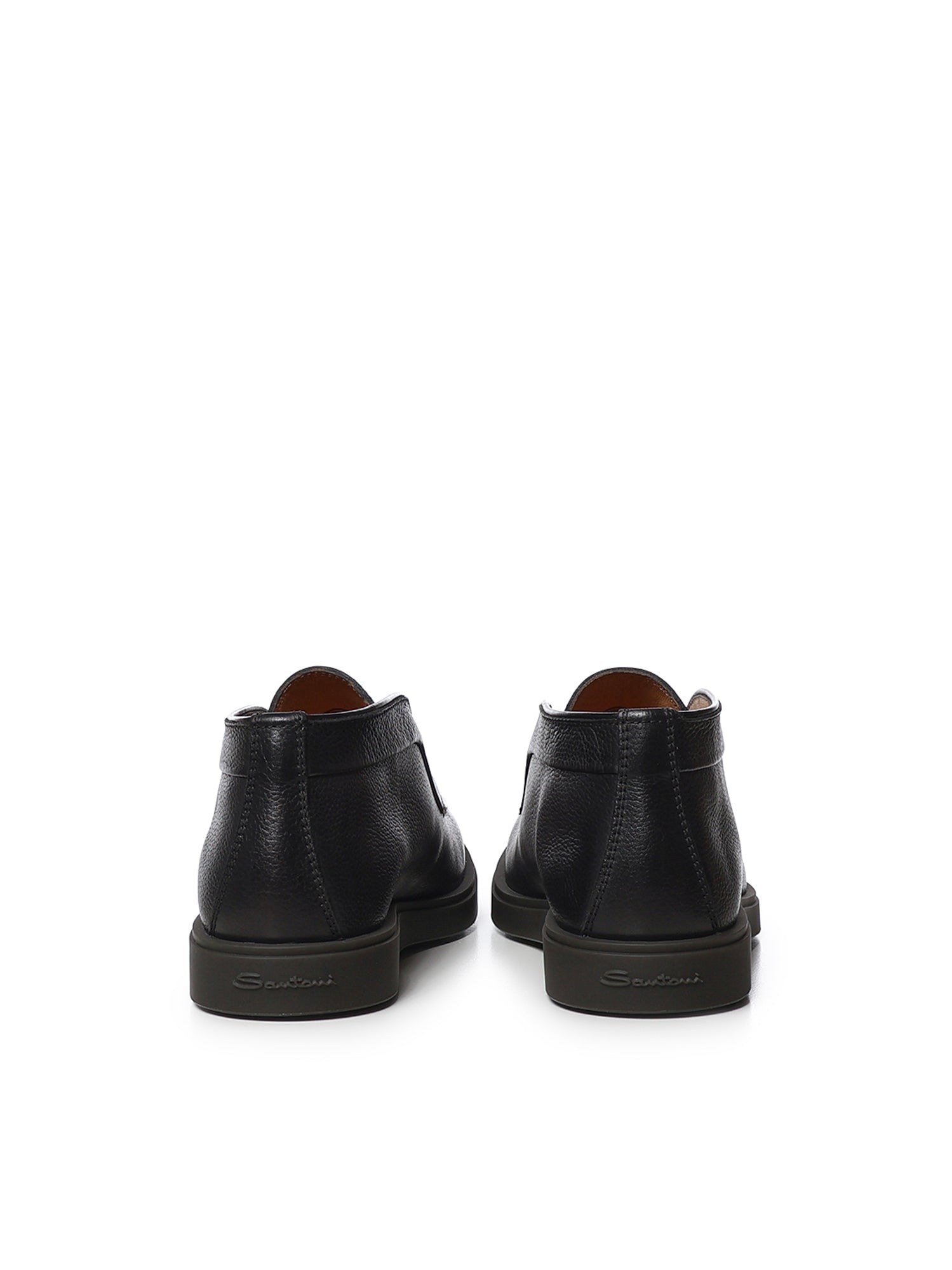 Stivaletto desert in pelle MGDT17823SMOK MPGG93 SANTONI 