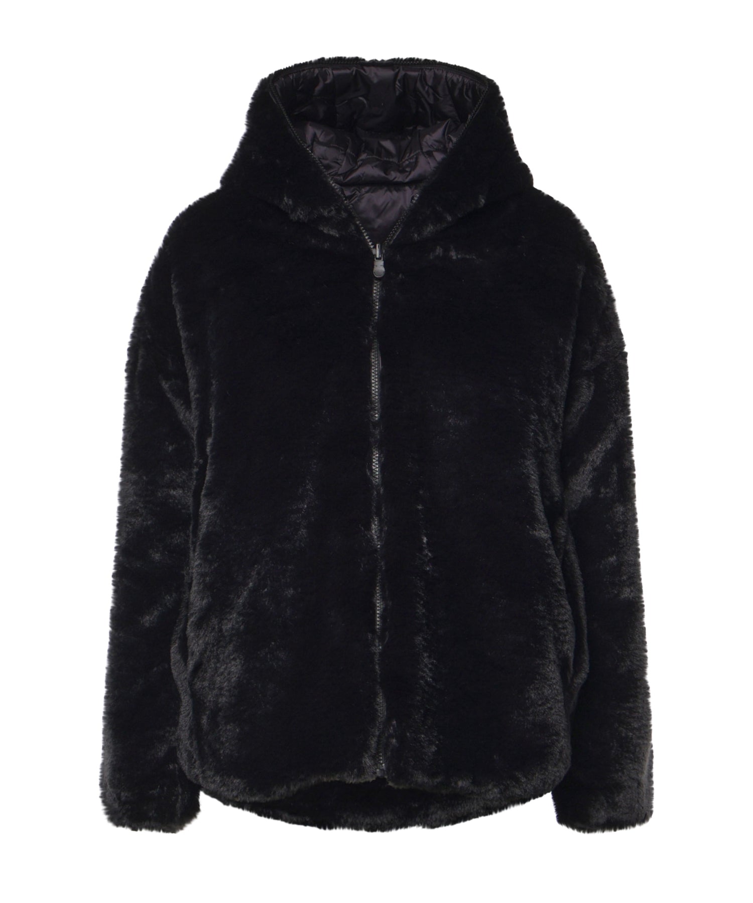 Giacca Davina reversibile in pelliccia sintetica D31153W FURY2310000 SAVE THE DUCK 