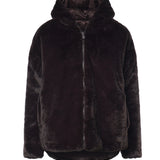 Giacca Davina reversibile in pelliccia sintetica D31153W FURY2340009 SAVE THE DUCK 