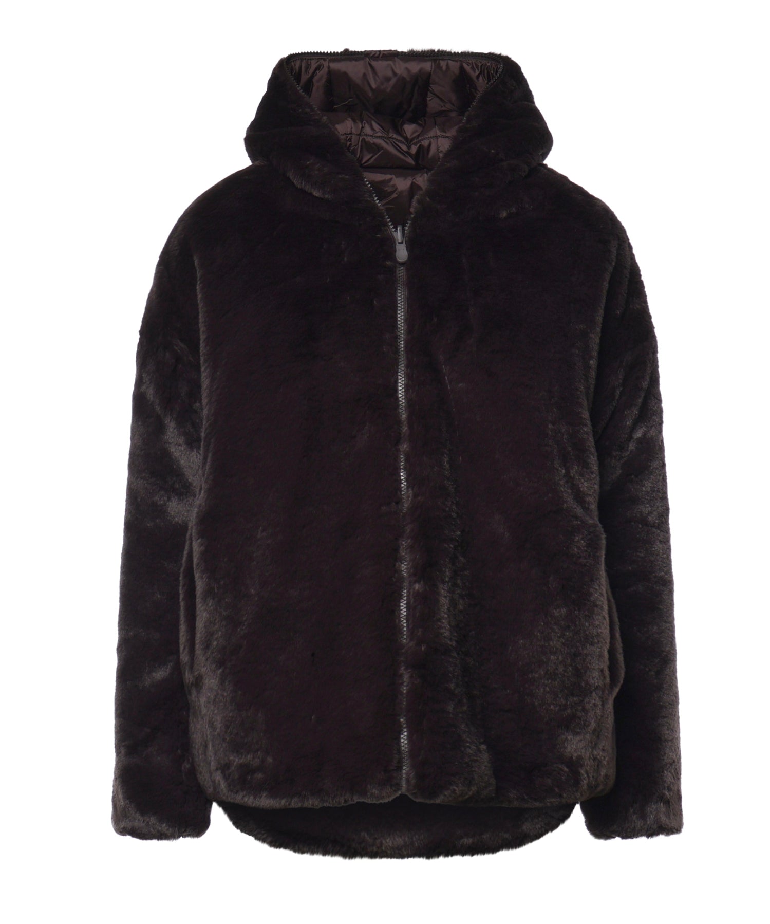 Giacca Davina reversibile in pelliccia sintetica D31153W FURY2340009 SAVE THE DUCK 